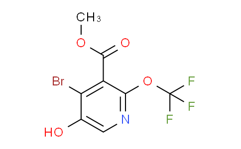 Methyl 4-bromo-5-hydroxy-2-(trifluoromethoxy)pyridine-3-carboxylate