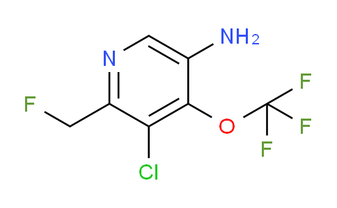 5-Amino-3-chloro-2-(fluoromethyl)-4-(trifluoromethoxy)pyridine