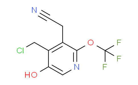 4-(Chloromethyl)-5-hydroxy-2-(trifluoromethoxy)pyridine-3-acetonitrile