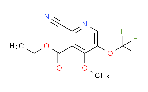 Ethyl 2-cyano-4-methoxy-5-(trifluoromethoxy)pyridine-3-carboxylate