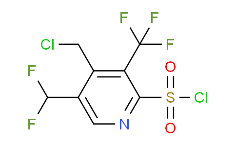 AM46361 | 1361493-42-6 | 4-(Chloromethyl)-5-(difluoromethyl)-3-(trifluoromethyl)pyridine-2-sulfonyl chloride