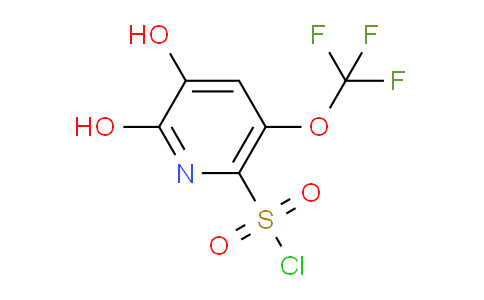 2,3-Dihydroxy-5-(trifluoromethoxy)pyridine-6-sulfonyl chloride