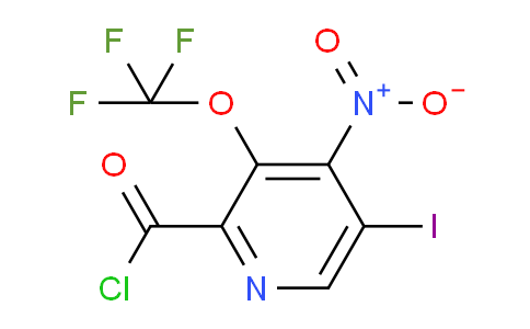 5-Iodo-4-nitro-3-(trifluoromethoxy)pyridine-2-carbonyl chloride