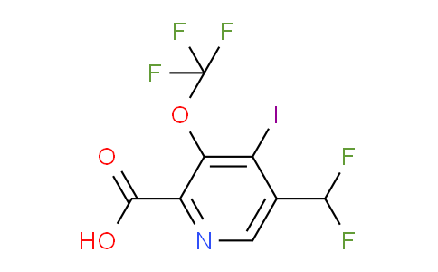 5-(Difluoromethyl)-4-iodo-3-(trifluoromethoxy)pyridine-2-carboxylic acid