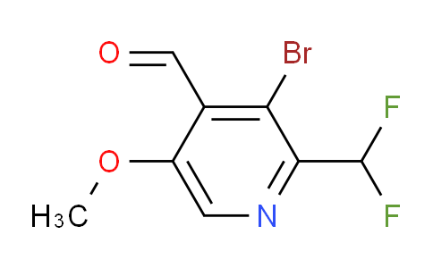 3-Bromo-2-(difluoromethyl)-5-methoxypyridine-4-carboxaldehyde