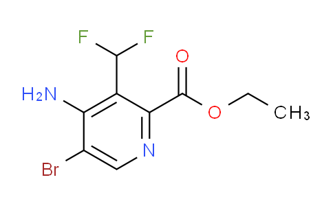 Ethyl 4-amino-5-bromo-3-(difluoromethyl)pyridine-2-carboxylate