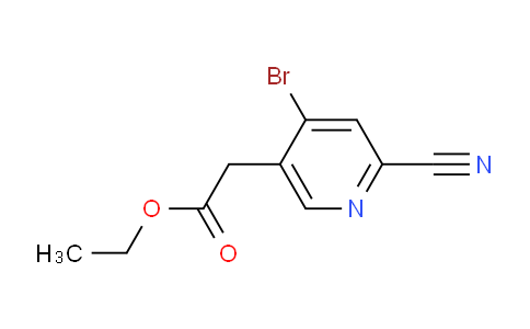 AM46390 | 1805103-67-6 | Ethyl 4-bromo-2-cyanopyridine-5-acetate