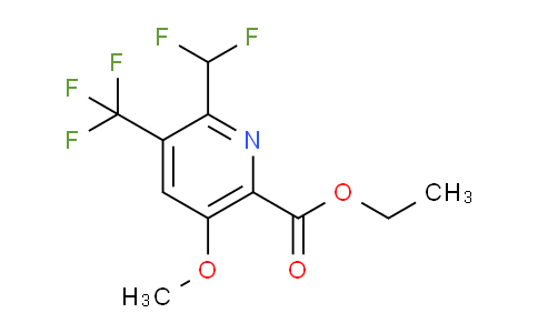 AM46392 | 1805608-72-3 | Ethyl 2-(difluoromethyl)-5-methoxy-3-(trifluoromethyl)pyridine-6-carboxylate