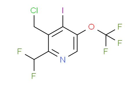 3-(Chloromethyl)-2-(difluoromethyl)-4-iodo-5-(trifluoromethoxy)pyridine