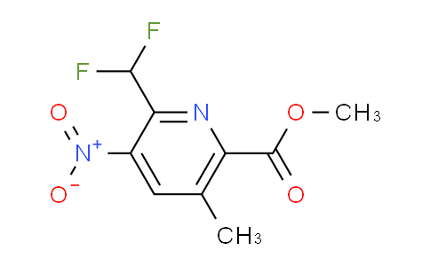 Methyl 2-(difluoromethyl)-5-methyl-3-nitropyridine-6-carboxylate