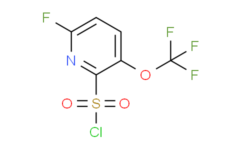 6-Fluoro-3-(trifluoromethoxy)pyridine-2-sulfonyl chloride