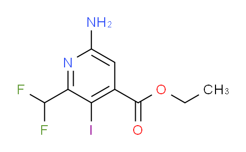 AM46410 | 1804363-85-6 | Ethyl 6-amino-2-(difluoromethyl)-3-iodopyridine-4-carboxylate