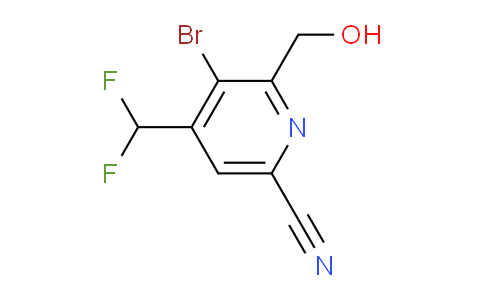 AM46424 | 1805387-09-0 | 3-Bromo-6-cyano-4-(difluoromethyl)pyridine-2-methanol
