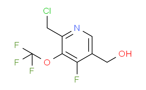 2-(Chloromethyl)-4-fluoro-3-(trifluoromethoxy)pyridine-5-methanol