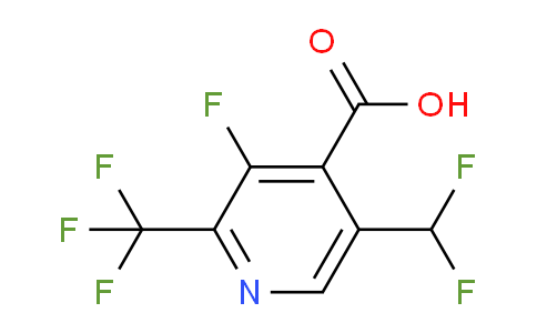 AM46433 | 1805999-09-0 | 5-(Difluoromethyl)-3-fluoro-2-(trifluoromethyl)pyridine-4-carboxylic acid