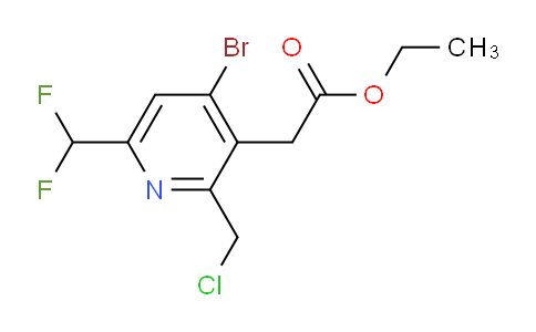 AM46437 | 1804493-02-4 | Ethyl 4-bromo-2-(chloromethyl)-6-(difluoromethyl)pyridine-3-acetate