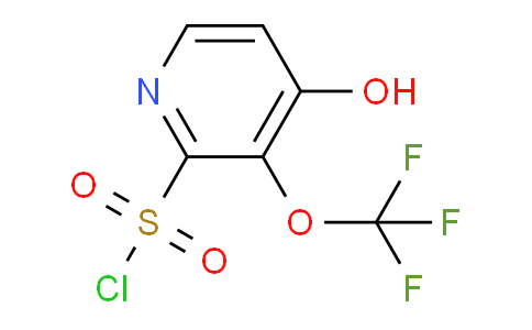 4-Hydroxy-3-(trifluoromethoxy)pyridine-2-sulfonyl chloride