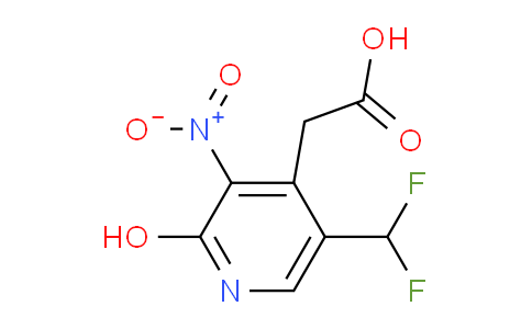5-(Difluoromethyl)-2-hydroxy-3-nitropyridine-4-acetic acid