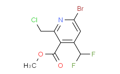 Methyl 6-bromo-2-(chloromethyl)-4-(difluoromethyl)pyridine-3-carboxylate