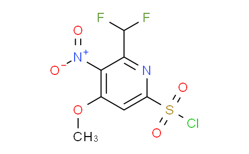 2-(Difluoromethyl)-4-methoxy-3-nitropyridine-6-sulfonyl chloride