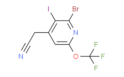 AM46470 | 1803678-85-4 | 2-Bromo-3-iodo-6-(trifluoromethoxy)pyridine-4-acetonitrile