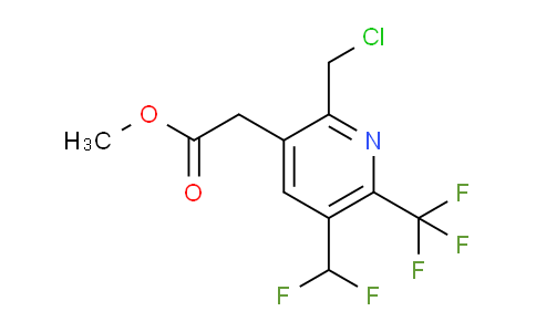 AM46471 | 1361730-55-3 | Methyl 2-(chloromethyl)-5-(difluoromethyl)-6-(trifluoromethyl)pyridine-3-acetate