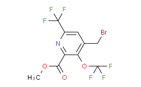 AM46480 | 1806776-27-1 | Methyl 4-(bromomethyl)-3-(trifluoromethoxy)-6-(trifluoromethyl)pyridine-2-carboxylate