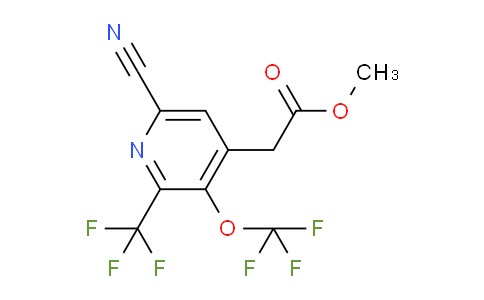 AM46498 | 1804814-37-6 | Methyl 6-cyano-3-(trifluoromethoxy)-2-(trifluoromethyl)pyridine-4-acetate