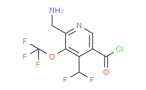AM46514 | 1805029-43-9 | 2-(Aminomethyl)-4-(difluoromethyl)-3-(trifluoromethoxy)pyridine-5-carbonyl chloride