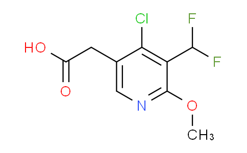 4-Chloro-3-(difluoromethyl)-2-methoxypyridine-5-acetic acid