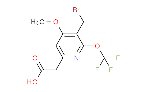 AM46522 | 1806763-24-5 | 3-(Bromomethyl)-4-methoxy-2-(trifluoromethoxy)pyridine-6-acetic acid