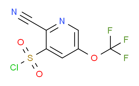 2-Cyano-5-(trifluoromethoxy)pyridine-3-sulfonyl chloride