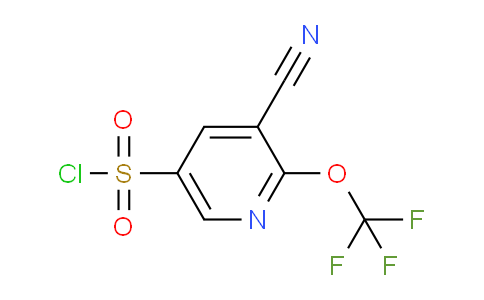 3-Cyano-2-(trifluoromethoxy)pyridine-5-sulfonyl chloride