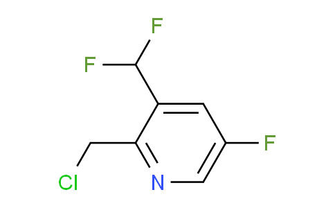 2-(Chloromethyl)-3-(difluoromethyl)-5-fluoropyridine