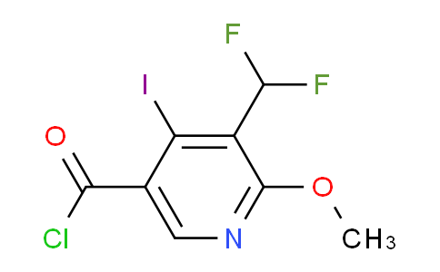 AM46549 | 1807093-95-3 | 3-(Difluoromethyl)-4-iodo-2-methoxypyridine-5-carbonyl chloride