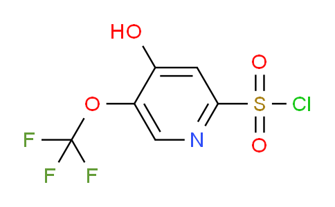 4-Hydroxy-5-(trifluoromethoxy)pyridine-2-sulfonyl chloride
