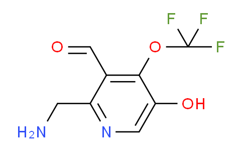 2-(Aminomethyl)-5-hydroxy-4-(trifluoromethoxy)pyridine-3-carboxaldehyde
