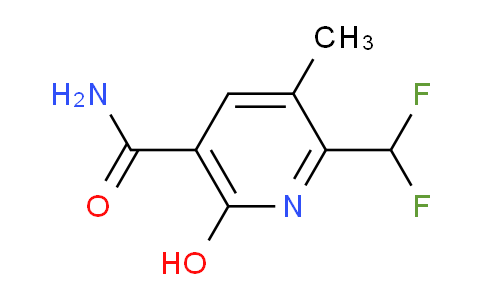 2-(Difluoromethyl)-6-hydroxy-3-methylpyridine-5-carboxamide