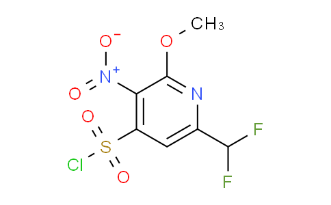 6-(Difluoromethyl)-2-methoxy-3-nitropyridine-4-sulfonyl chloride