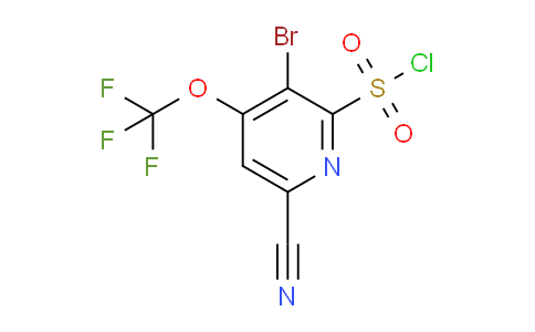 AM46584 | 1804598-02-4 | 3-Bromo-6-cyano-4-(trifluoromethoxy)pyridine-2-sulfonyl chloride