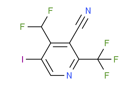 AM46596 | 1805490-54-3 | 3-Cyano-4-(difluoromethyl)-5-iodo-2-(trifluoromethyl)pyridine