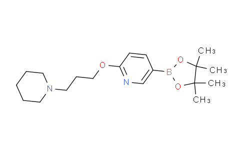 2-(3-(Piperidin-1-yl)propoxy)-5-(4,4,5,5-tetramethyl-1,3,2-dioxaborolan-2-yl)pyridine