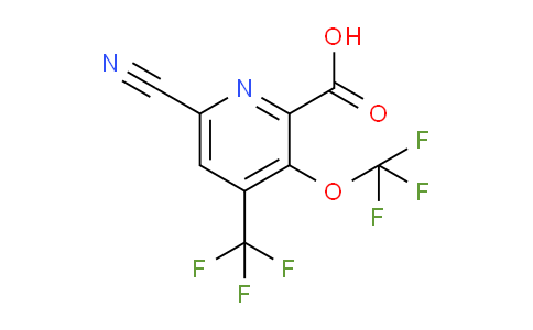 AM46614 | 1804312-82-0 | 6-Cyano-3-(trifluoromethoxy)-4-(trifluoromethyl)pyridine-2-carboxylic acid