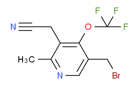 AM46615 | 1361794-21-9 | 5-(Bromomethyl)-2-methyl-4-(trifluoromethoxy)pyridine-3-acetonitrile