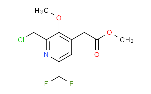 AM46621 | 1805263-39-1 | Methyl 2-(chloromethyl)-6-(difluoromethyl)-3-methoxypyridine-4-acetate