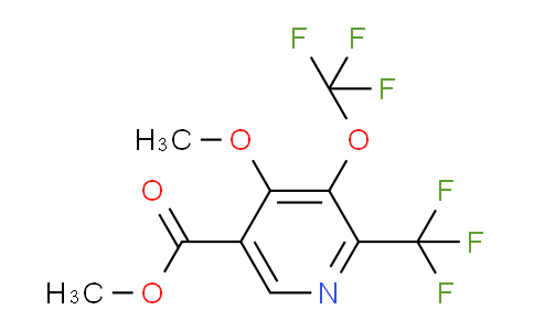AM46623 | 1806007-13-5 | Methyl 4-methoxy-3-(trifluoromethoxy)-2-(trifluoromethyl)pyridine-5-carboxylate