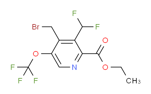 AM46629 | 1805174-06-4 | Ethyl 4-(bromomethyl)-3-(difluoromethyl)-5-(trifluoromethoxy)pyridine-2-carboxylate