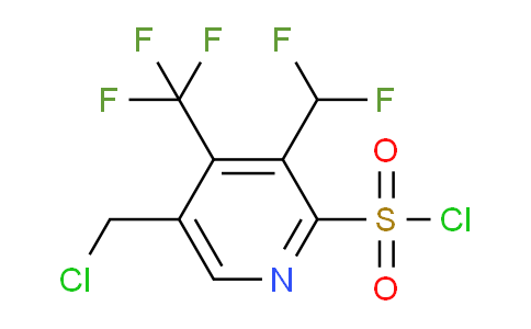 5-(Chloromethyl)-3-(difluoromethyl)-4-(trifluoromethyl)pyridine-2-sulfonyl chloride