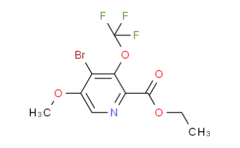AM46638 | 1804577-80-7 | Ethyl 4-bromo-5-methoxy-3-(trifluoromethoxy)pyridine-2-carboxylate