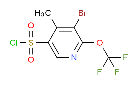 AM46639 | 1804567-43-8 | 3-Bromo-4-methyl-2-(trifluoromethoxy)pyridine-5-sulfonyl chloride